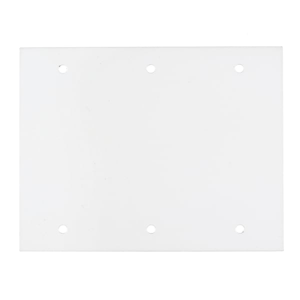 Hubbell Wiring Device-Kellems Sub-Plate, Floor Box Type, 3 Gang, Steel S1R8CSPN - main